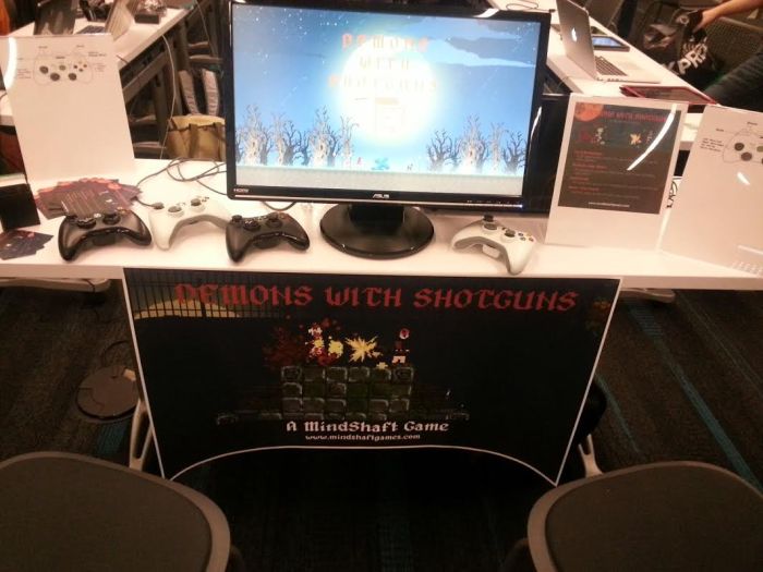 DiMucci's booth at Playcrafting.