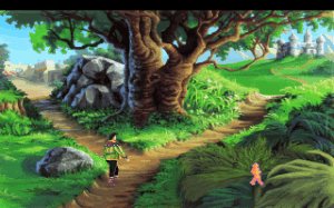 During development of King's Quest II, Sierra co-founder Roberta Williams instituted a tradition: a promising developer would get to take the wheel with her on the current KQ game, then go on to direct their own project. 