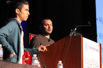 Ma (left) and Davis at IGF.
