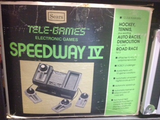 Like most dedicated boxes released during the late '70s, the Speedway IV was a dedicated console that featured derivatives of PONG. The concept was simple: take the same basic gameplay of two paddles batting around a square ball, change the background color, and declare it a different game. Blue background? Ice hockey. Green? Tennis.