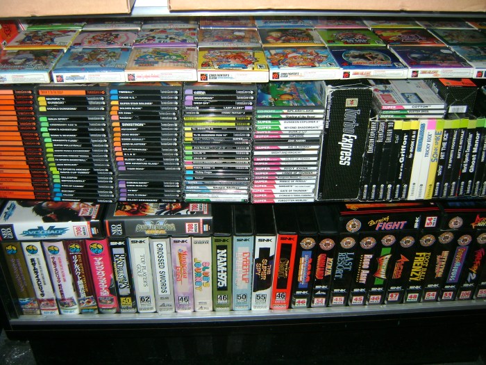 Games for the Neo-Geo, TurboGrafx-16, and other consoles.