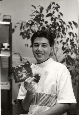 John Romero sports the tunes that got the id guys through the long days (and nights) of writing games for Softdisk magazine.