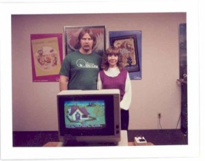 Ken and Roberta Williams near the launch of the original King's Quest for the IBM PCjr. (Photo credit: Adventure ClassicGaming.com
