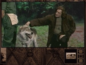 GK2's set played host to a real, live alpha wolf, and made for some tense situations.