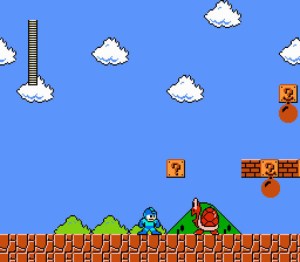 Mega Man Ultra's take on Woodman's level. Look familiar?