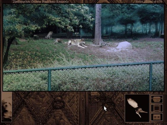 Real wolves brought on to the set of GK2.